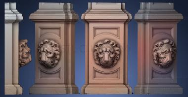 3D model Lion Sandstein 2 (STL)